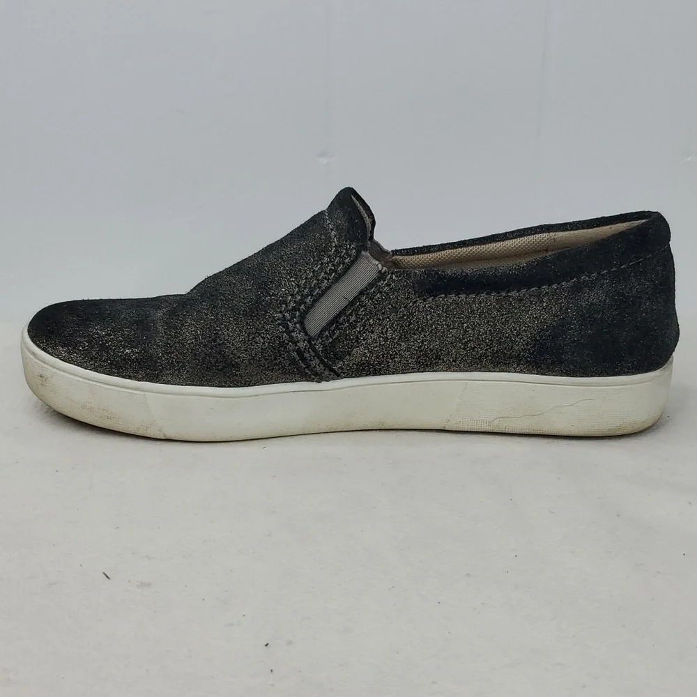 Naturalizer Marianne Loafers Slip On Sparkle Gray Leather Casual Womens 7